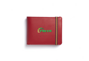 Piram Leather Minimalist Wallet – Red Edition with Coin Pocket