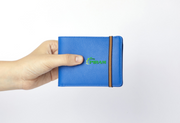 Piram Leather Minimalist Wallet – Blue Edition with Coin Pocket