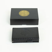 Piram Leather Slim Carbon Wallet – RFID Safe Card Holder