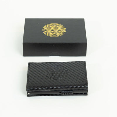 Piram Leather Slim Carbon Wallet – RFID Safe Card Holder