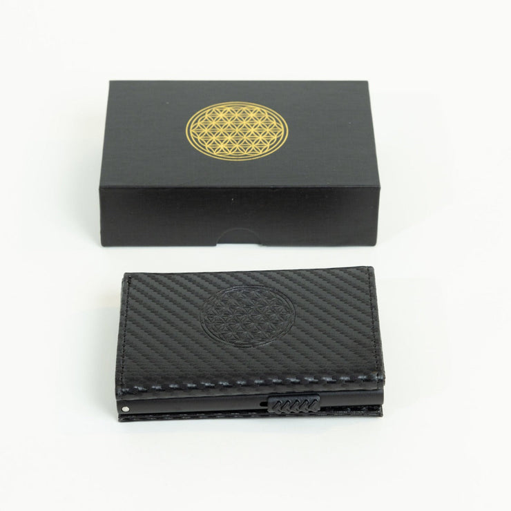 Piram Leather Slim Carbon Wallet – RFID Safe Card Holder