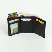 Piram Leather Slim Carbon Wallet – RFID Safe Card Holder