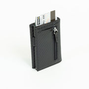 Piram Leather Slim Carbon Wallet – RFID Safe Card Holder